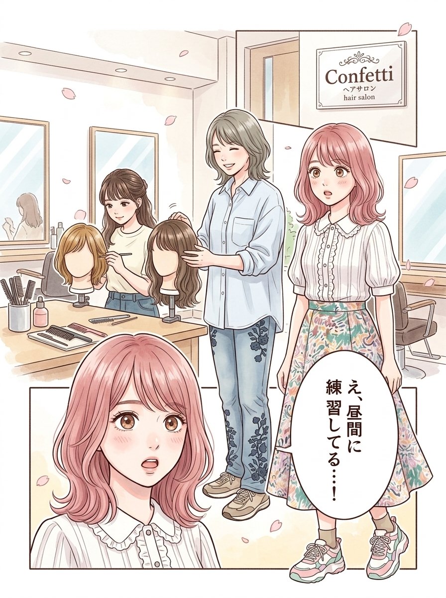 第3話：昼間のアカデミー（コマ1）