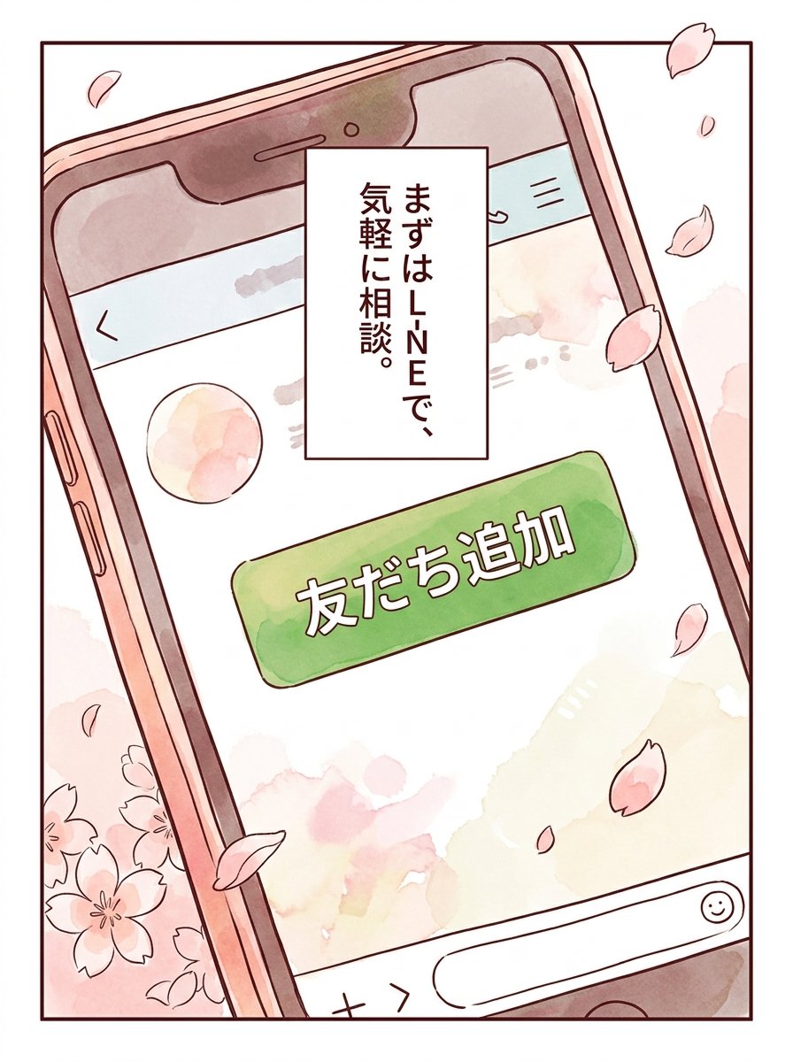 最終話：まずは、LINEから（コマ2）
