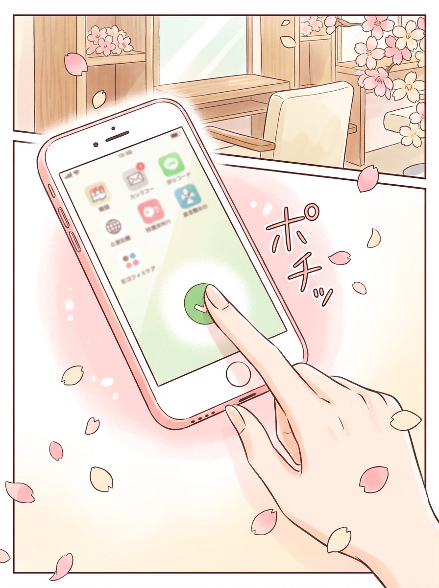 最終話：まずは、LINEから（コマ3）